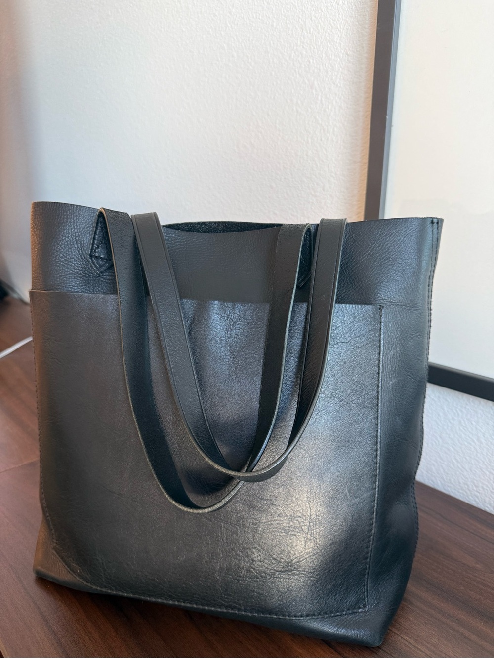 Madewell leather tote